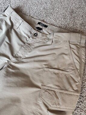 5.11 Tactical Stryke Pants 40x32 Beige Khaki Flex Tac Ripstop Cargo Utility Mens